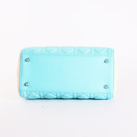 DIOR - Sac à main Medium Lady Dior cuir tricolore - Hand Bag