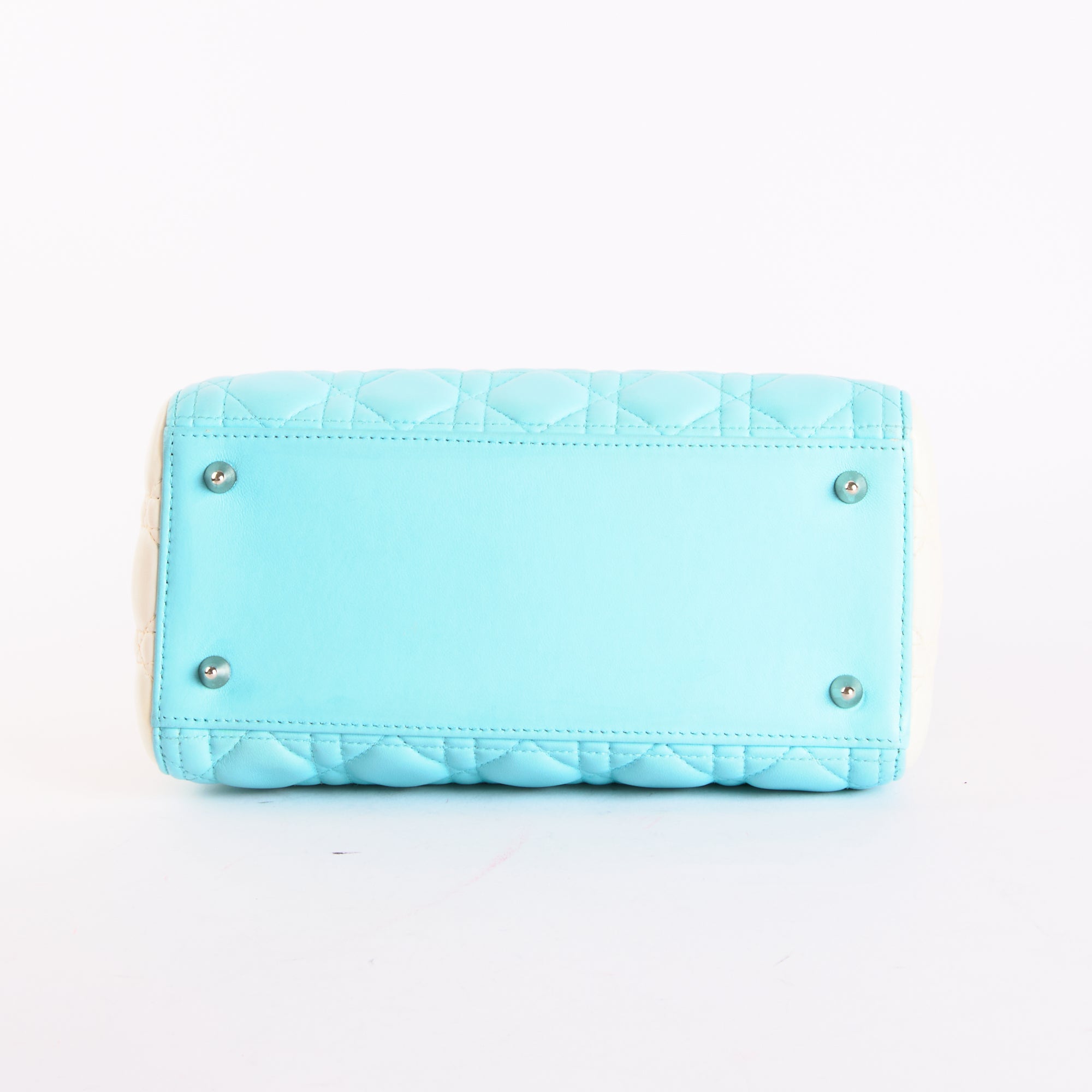 DIOR - Sac à main Medium Lady Dior cuir tricolore - Hand Bag