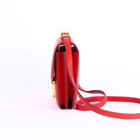 HERMES - Constance 18 handbag in Epsom Red leather - Hand bag 