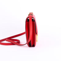 HERMES - Constance 18 handbag in Epsom Red leather - Hand bag 