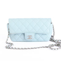 CHANEL - Pochette Timeless Caviar Bleu Ciel - Shoulder Bag