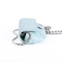 CHANEL - Pochette Timeless Caviar Bleu Ciel - Shoulder Bag