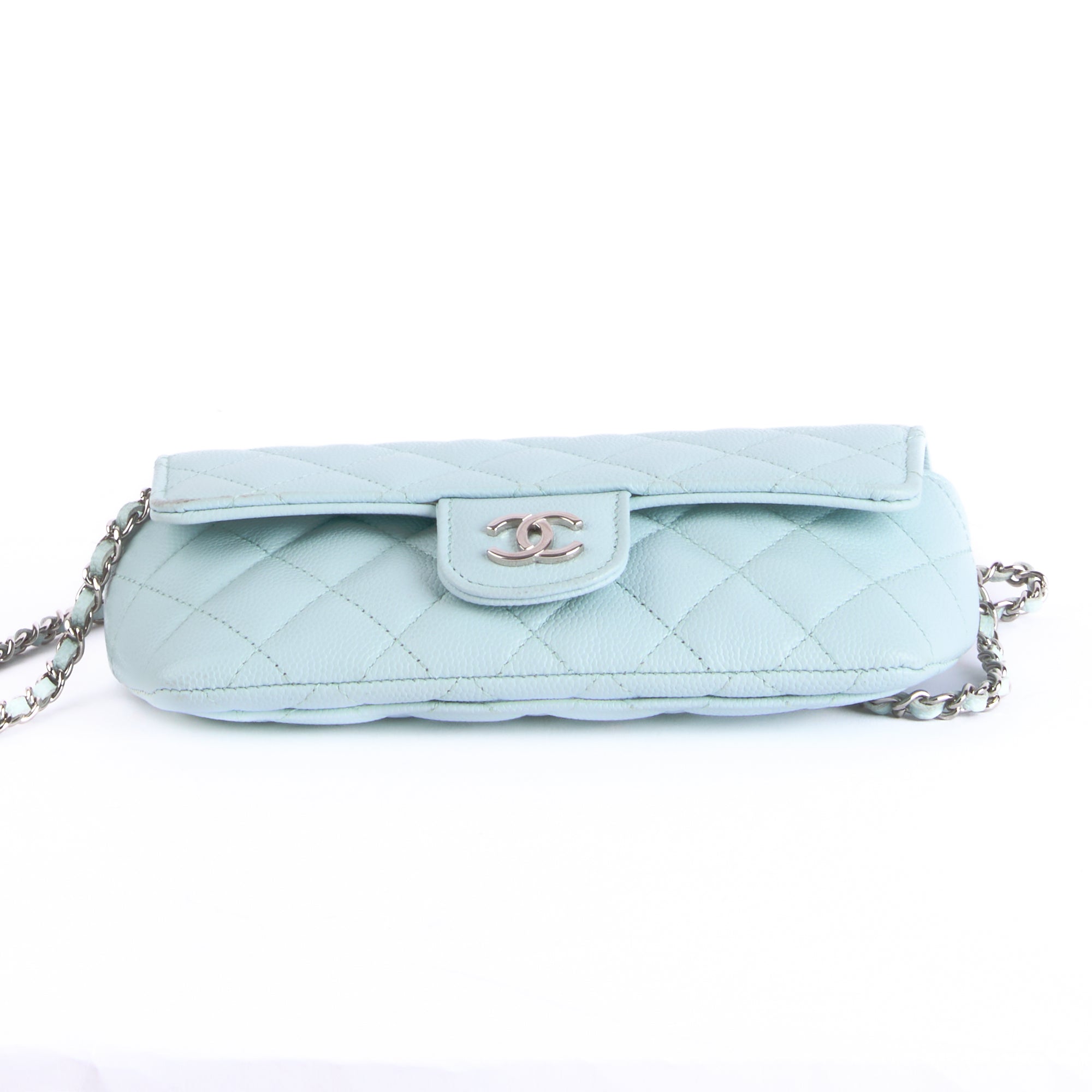 CHANEL - Pochette Timeless Caviar Bleu Ciel - Shoulder Bag