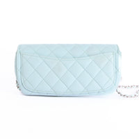 CHANEL - Pochette Timeless Caviar Bleu Ciel - Shoulder Bag