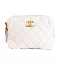 CHANEL - Sac Vanity Vanité Blanc - Hand Bag