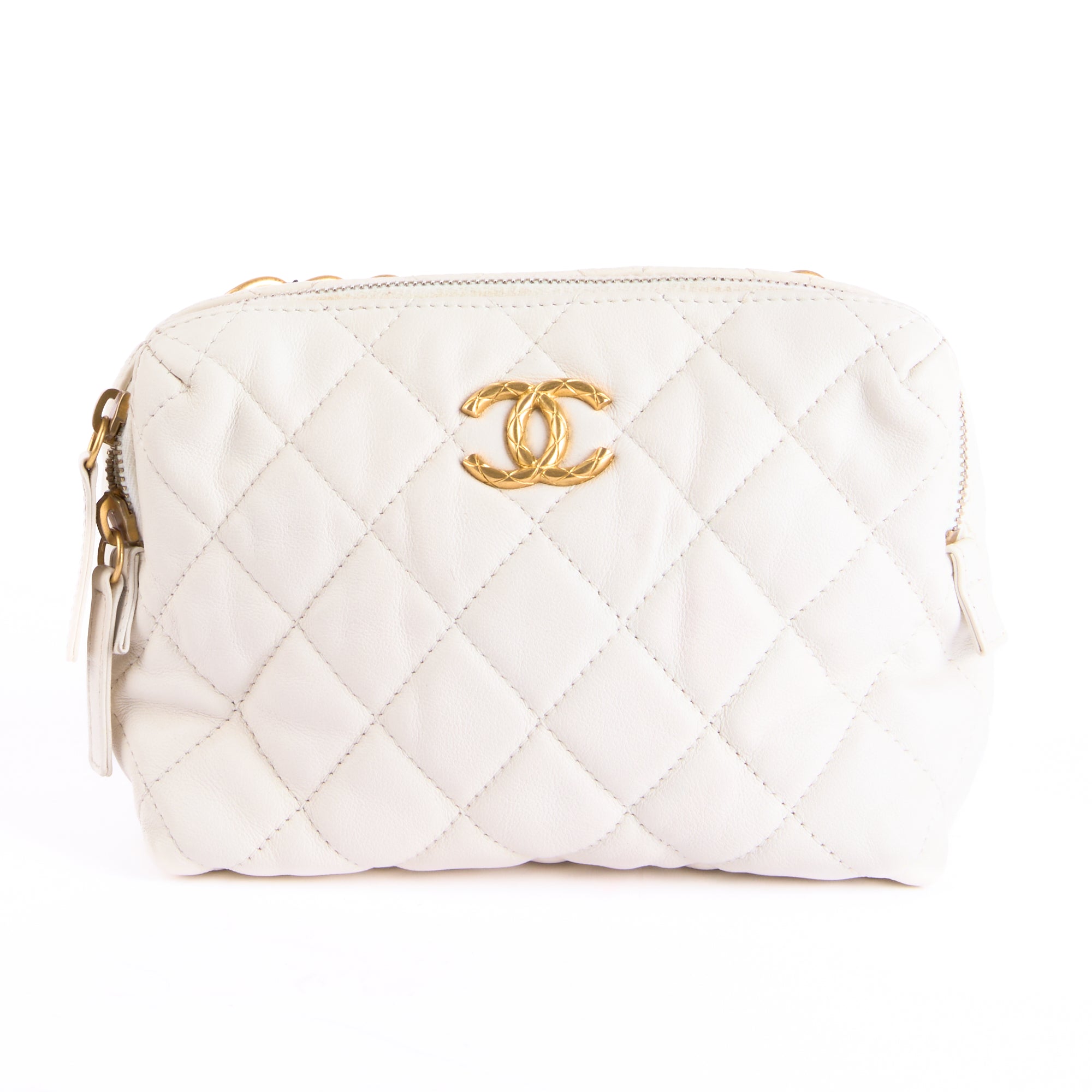 CHANEL - Sac Vanity Vanité Blanc - Hand Bag