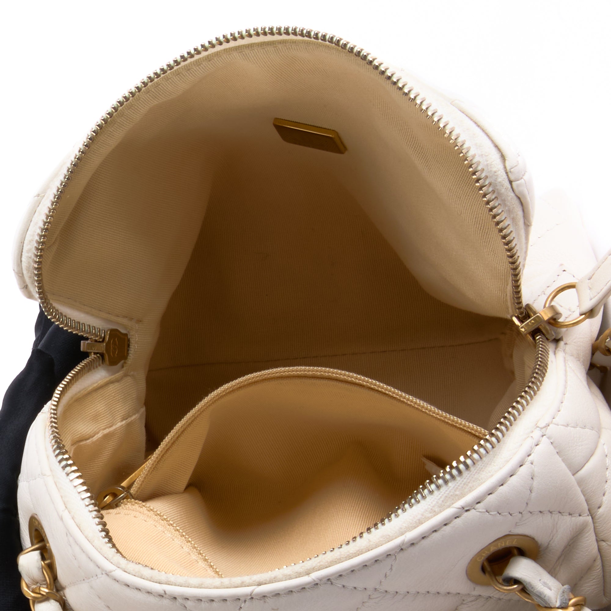 CHANEL - Sac Vanity Vanité Blanc - Hand Bag