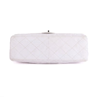 CHANEL - Sac à main 2.55 en Cuir Matelassé Blanc - Hand bag