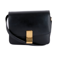 CELINE - Sac bandoulière Mini Box cuir noir - Hand Bag
