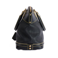 LOUIS VUITTON - Sac à main Suhali Lockit PM cuir noir - Hand Bag