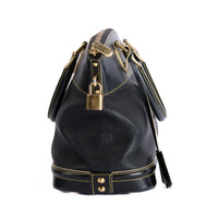 LOUIS VUITTON - Sac à main Suhali Lockit PM cuir noir - Hand Bag