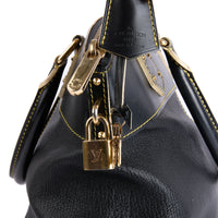 LOUIS VUITTON - Sac à main Suhali Lockit PM cuir noir - Hand Bag