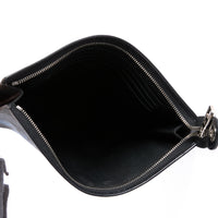 LOUIS VUITTON - Damier Graphite Canvas Pouch Bag with Rope Motif