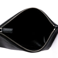 PRADA - Sac Pochette Voyage cuir Saffiano Noir - Clutch Pouch