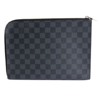 LOUIS VUITTON - Pochette de Jour Zippee Toile Damier Graphite