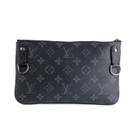 LOUIS VUITTON - Pochette Trio Messenger Toile Monogram Eclipse - Pouch