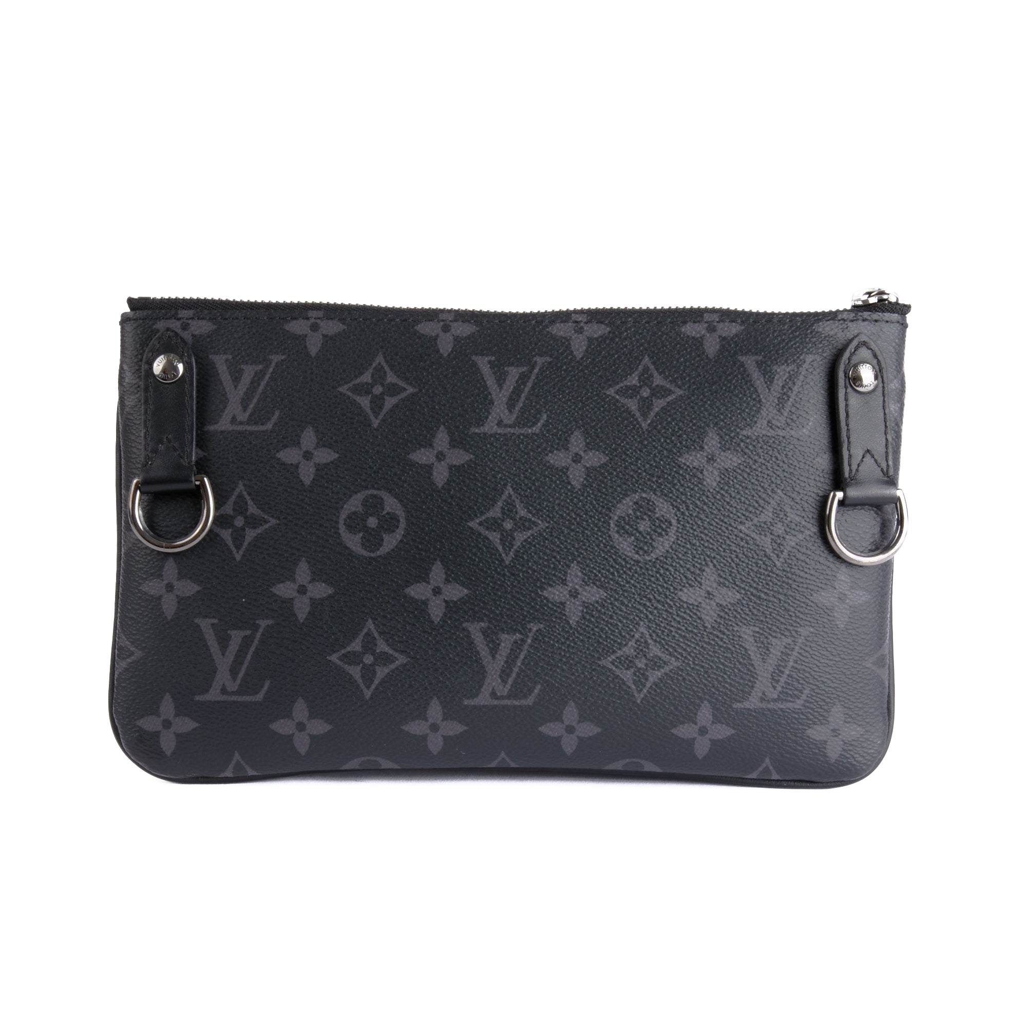LOUIS VUITTON - Pochette Trio Messenger Toile Monogram Eclipse - Pouch