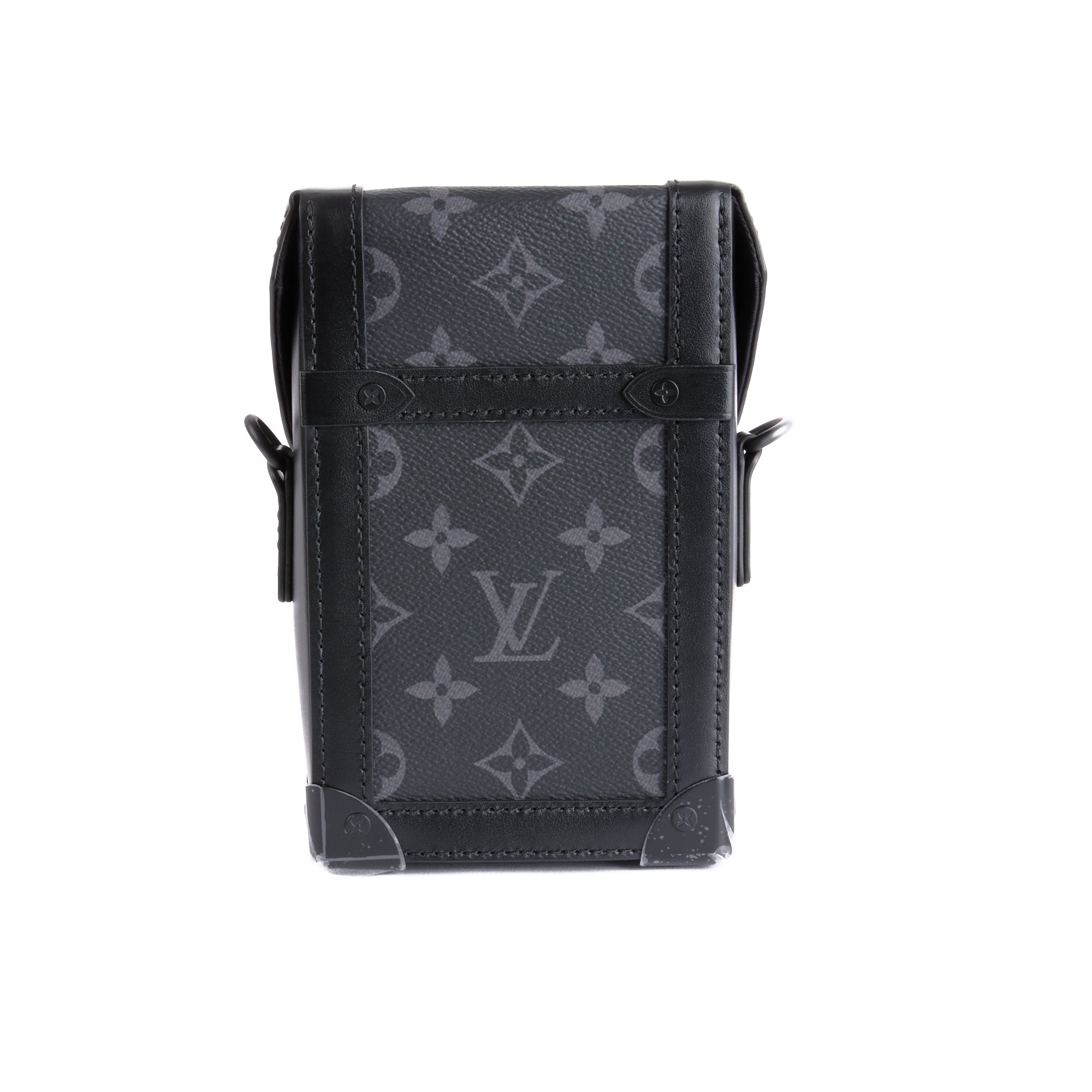 LOUIS VUITTON - Sac bandoulière Trunk Vertical Toile Monogram Eclipse - Hand Bag