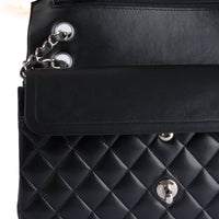 CHANEL - Timeless Classique Medium Silver Shoulder Bag 