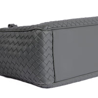 BOTTEGA VENETA - Sac à main Cabas cuir Intrecciato gris - Hand Bag