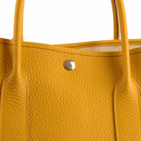 HERMES - Garden Party 36 Handbag in Amber Yellow Country Cowhide Leather - Hand Bag