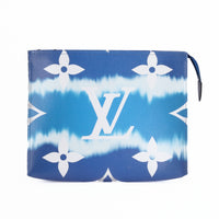 LOUIS VUITTON - Pochette Trousse de toilette Monogram Escale bleu - Clutch Pouch