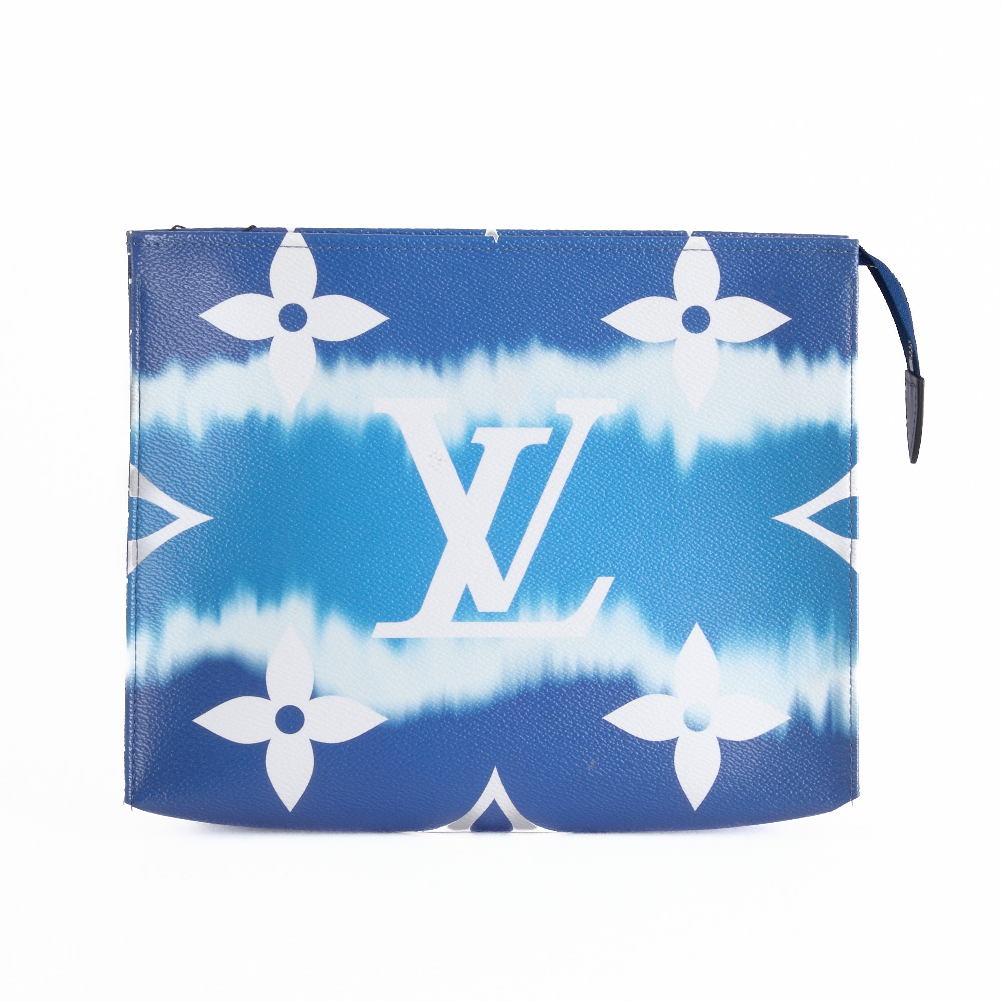 LOUIS VUITTON - Pochette Trousse de toilette Monogram Escale bleu - Clutch Pouch