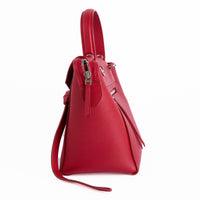 CELINE - Sac à main Belt Medium cuir rouge - Hand bag