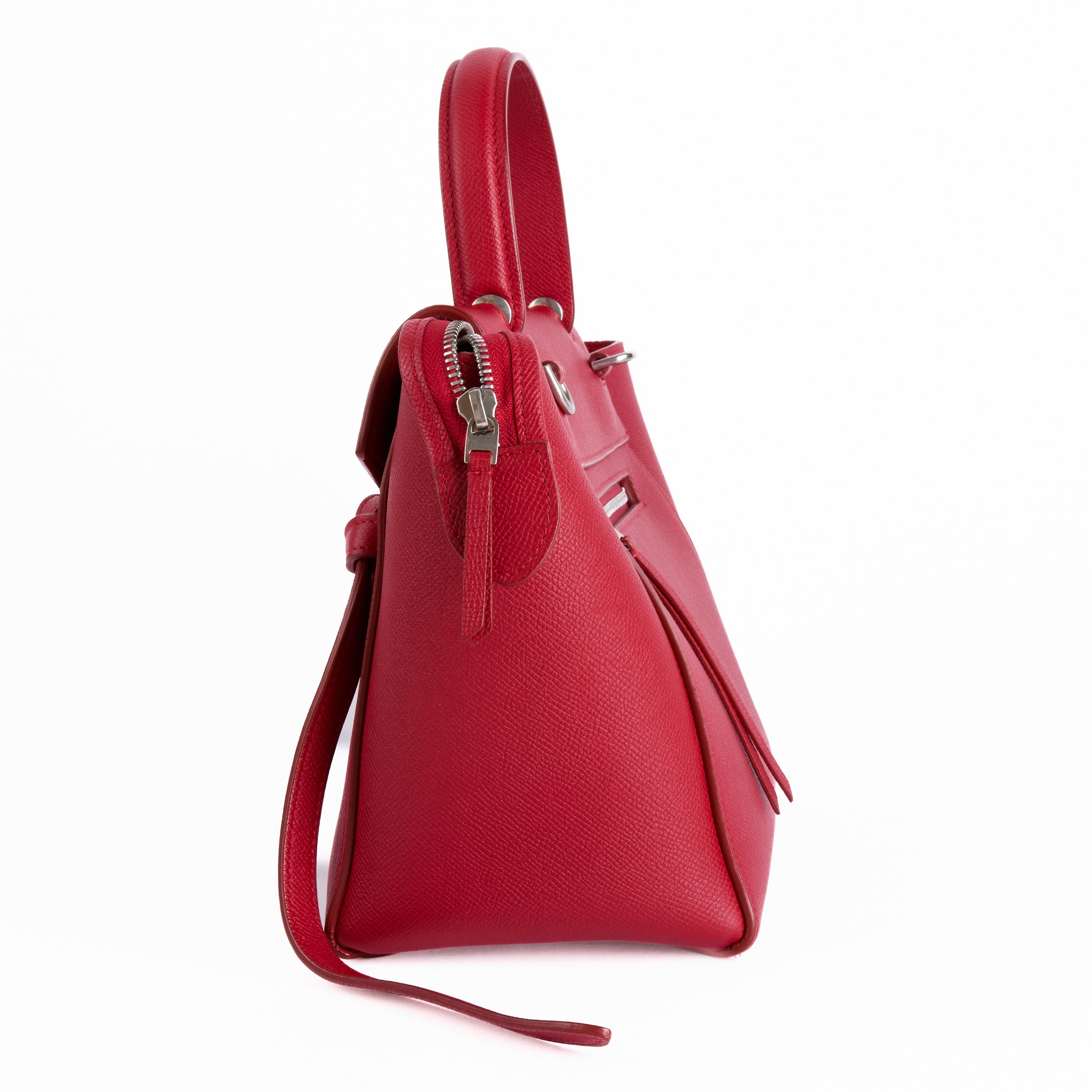 CELINE - Sac à main Belt Medium cuir rouge - Hand bag