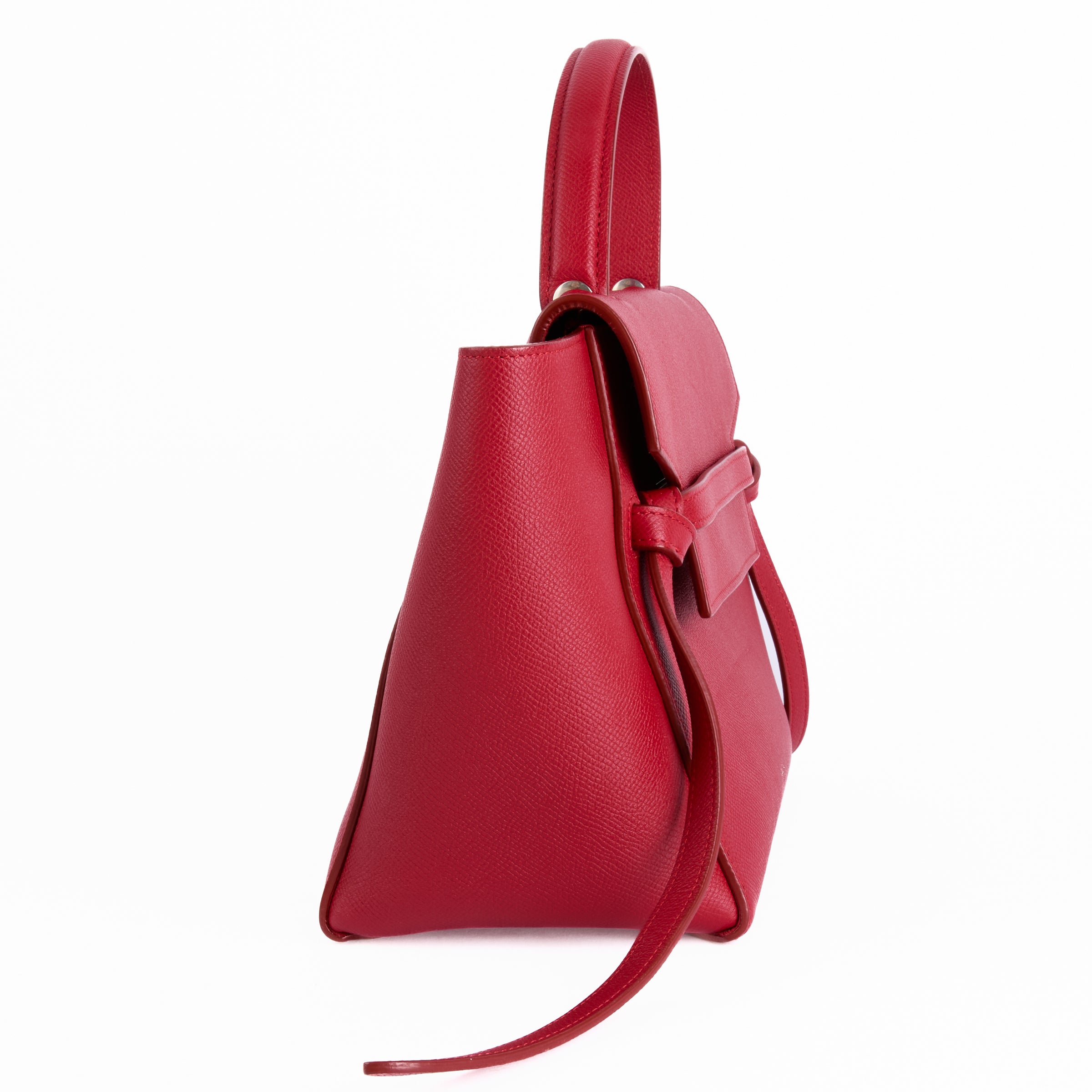 CELINE - Sac à main Belt Medium cuir rouge - Hand bag
