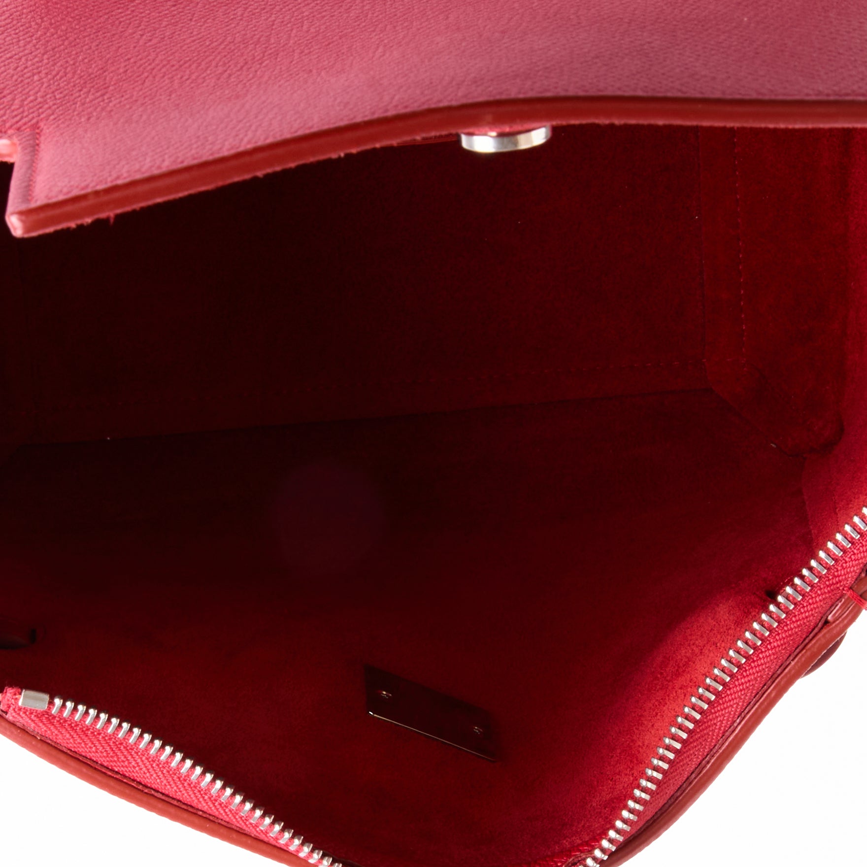 CELINE - Sac à main Belt Medium cuir rouge - Hand bag