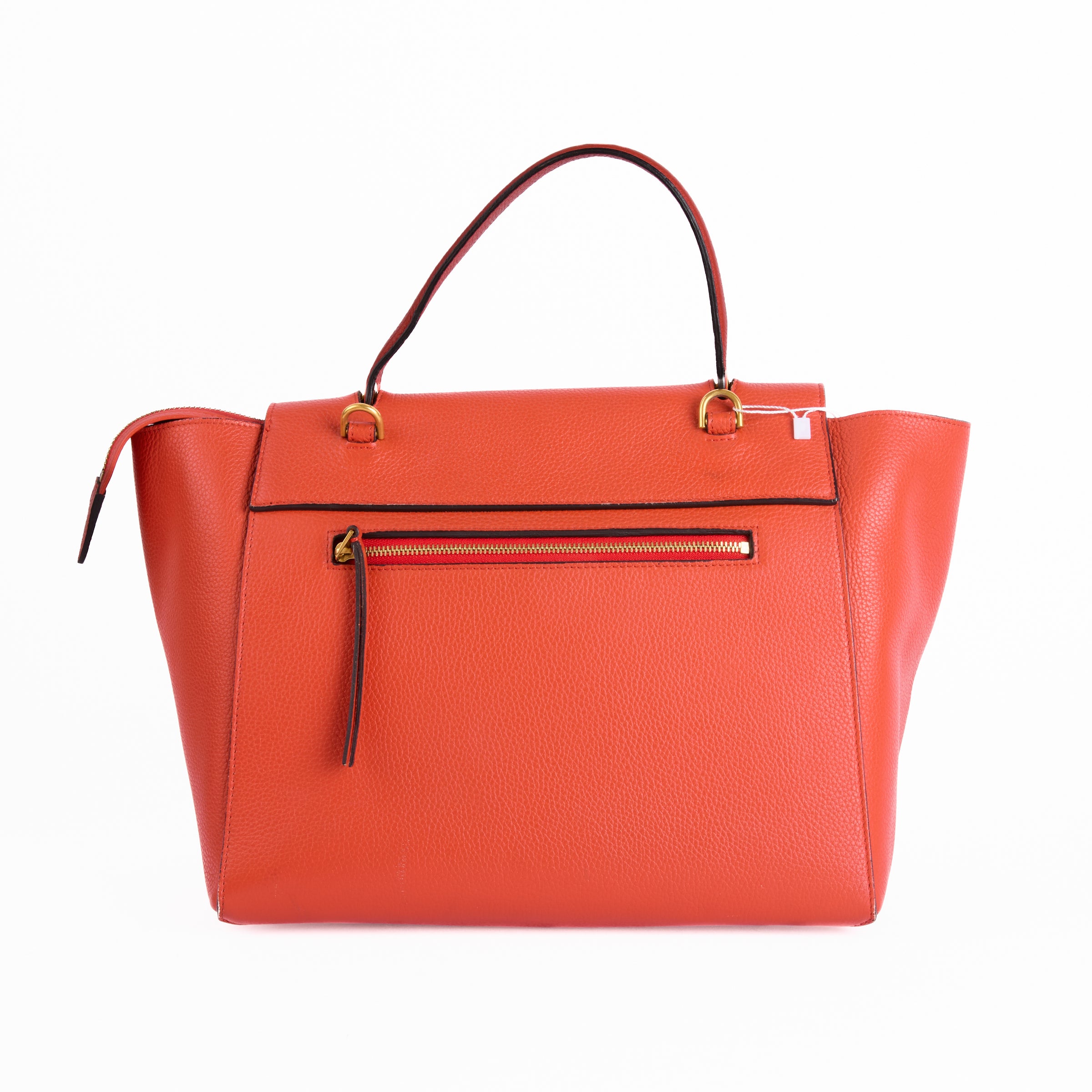 CELINE - Sac à main Belt Large cuir orange - Hand bag