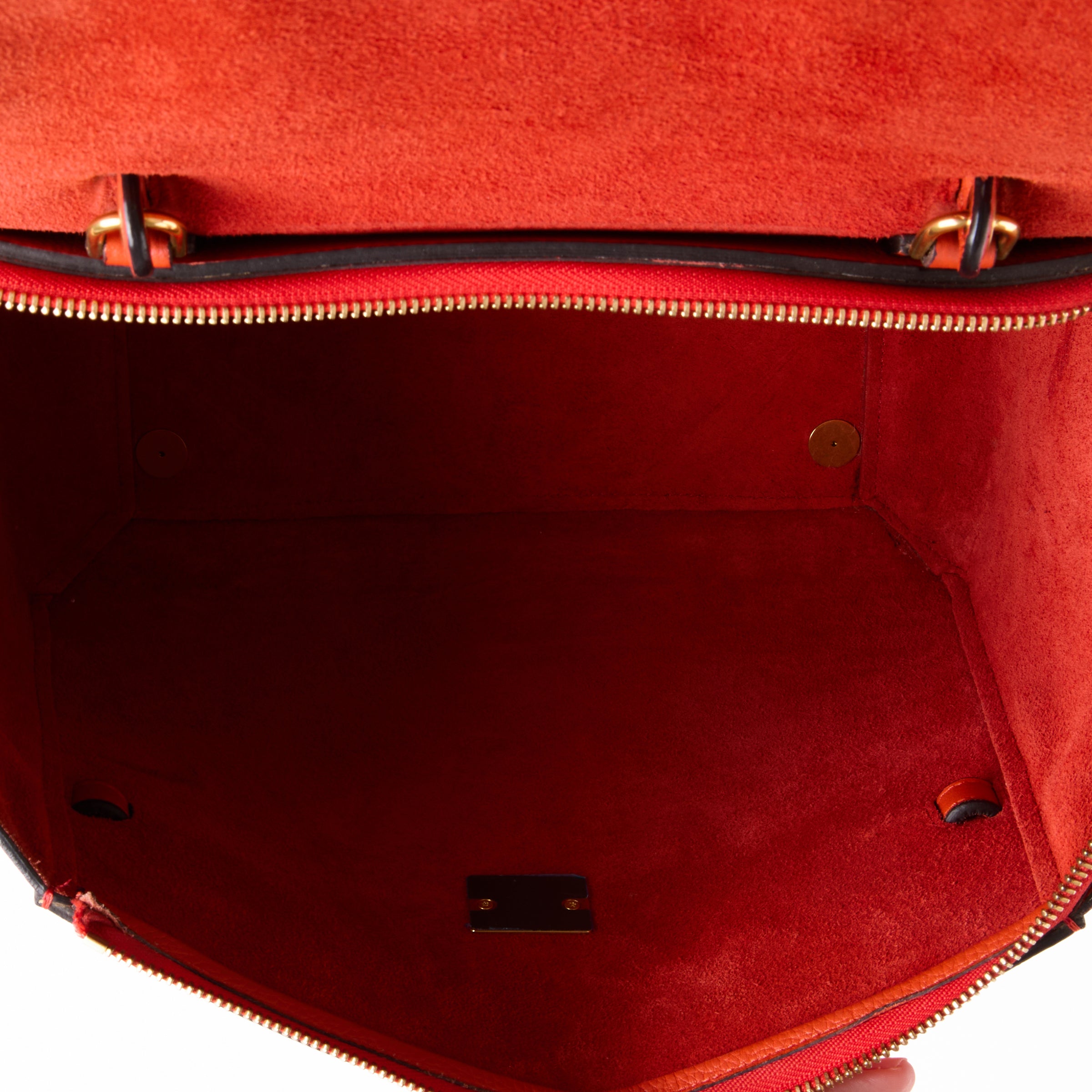 CELINE - Sac à main Belt Large cuir orange - Hand bag