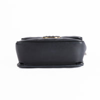 GUCCI - Sac bandoulière Mini Deco cuir noir - Hand bag