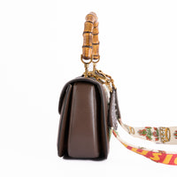 GUCCI - Sac à main Bamboo Music toile - Hand bag