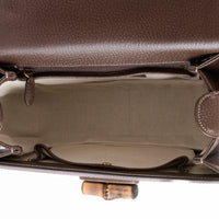 GUCCI - Sac à main Bamboo Music toile - Hand bag