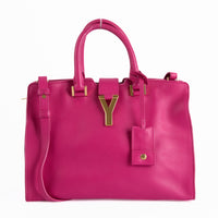 SAINT LAURENT - Sac à main Chyc Medium cuir rose - Hand bag