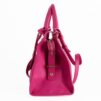 SAINT LAURENT - Sac à main Chyc Medium cuir rose - Hand bag