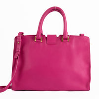 SAINT LAURENT - Sac à main Chyc Medium cuir rose - Hand bag