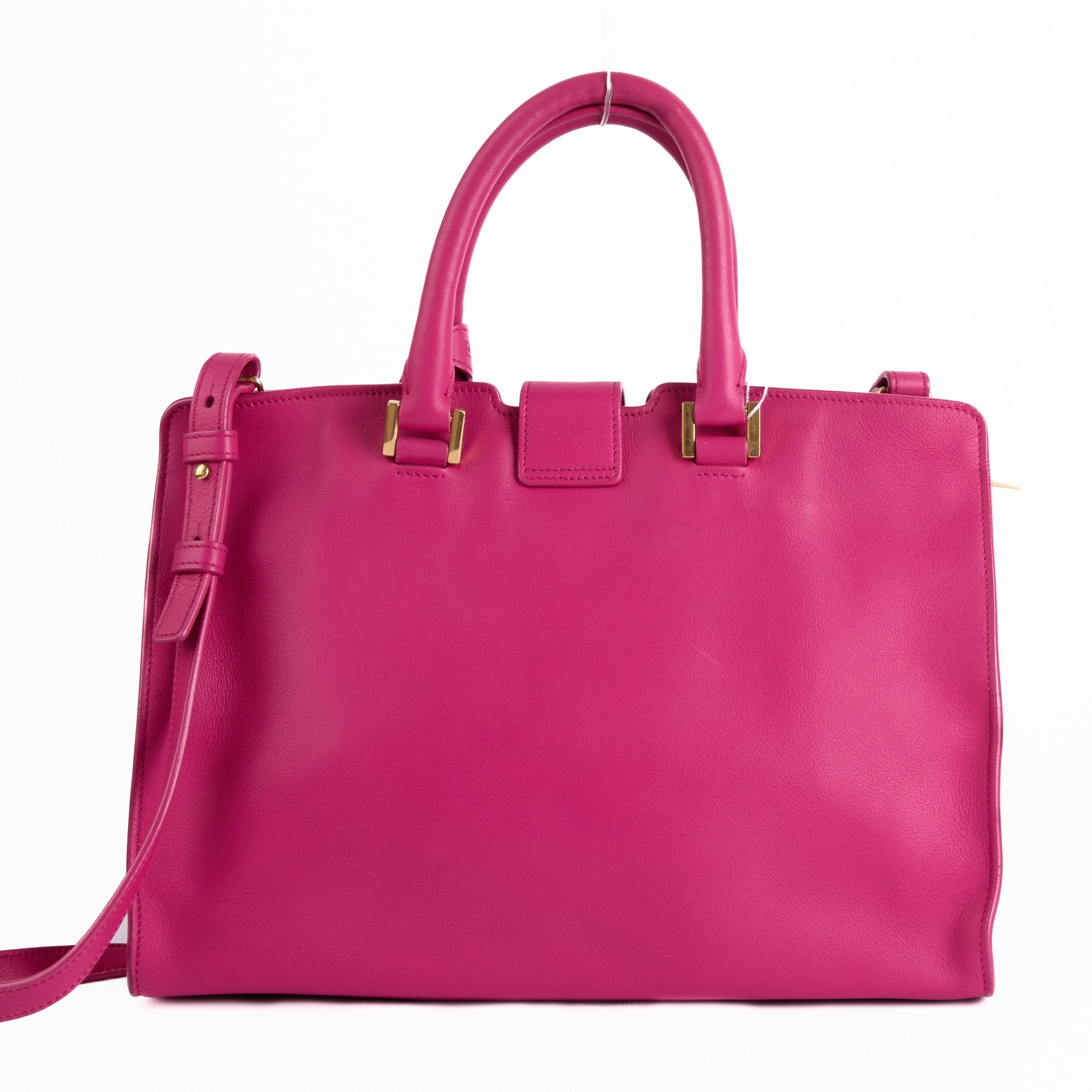 SAINT LAURENT - Sac à main Chyc Medium cuir rose - Hand bag