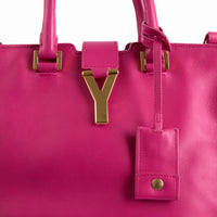 SAINT LAURENT - Sac à main Chyc Medium cuir rose - Hand bag