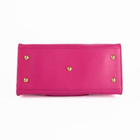 SAINT LAURENT - Sac à main Chyc Medium cuir rose - Hand bag