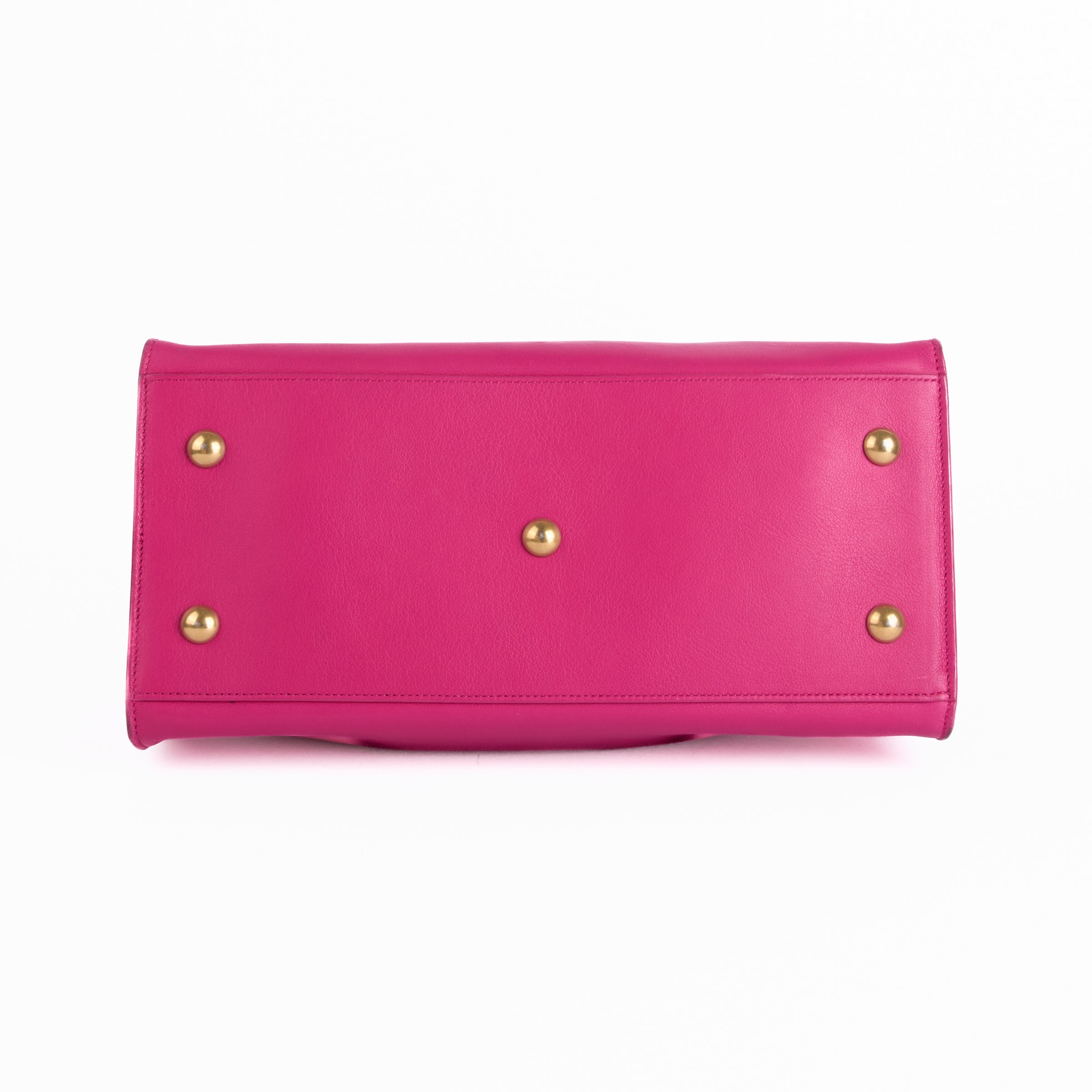 SAINT LAURENT - Sac à main Chyc Medium cuir rose - Hand bag