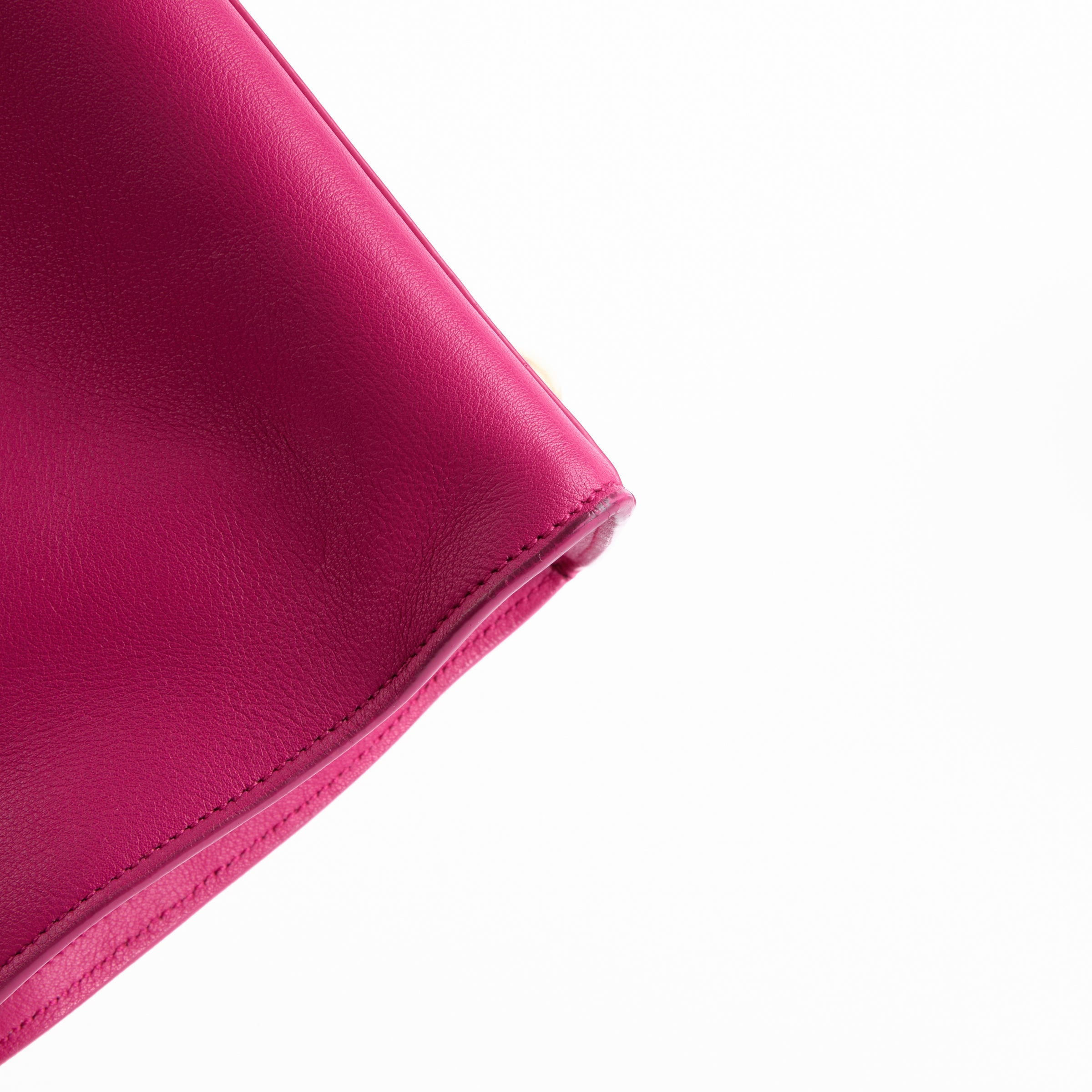 SAINT LAURENT - Sac à main Chyc Medium cuir rose - Hand bag