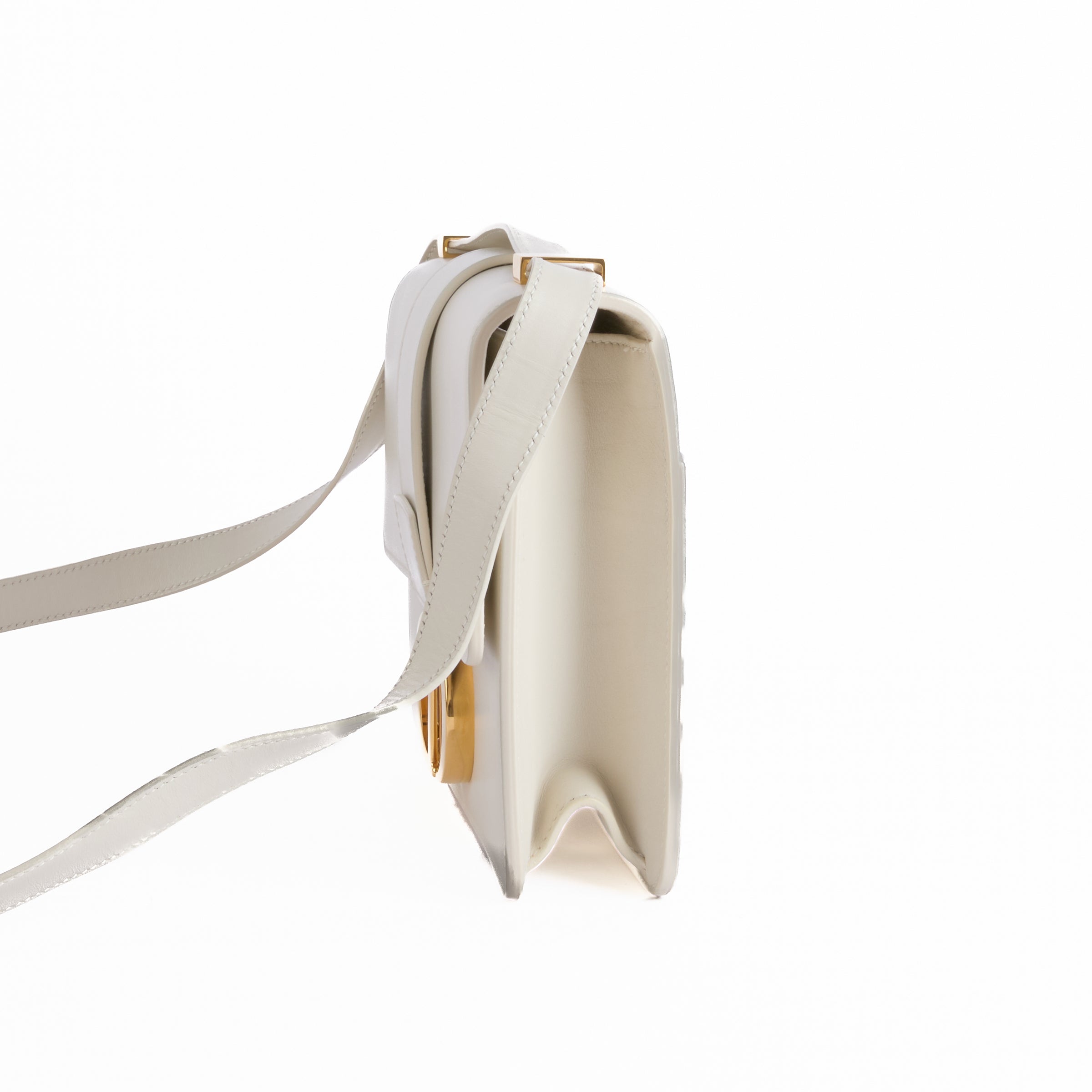 DIOR - 30 Montaigne handbag in white leather - Handbag