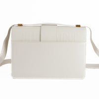DIOR - 30 Montaigne handbag in white leather - Handbag
