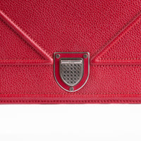 DIOR - Sac à main Diorama Small cuir rouge - Hand bag