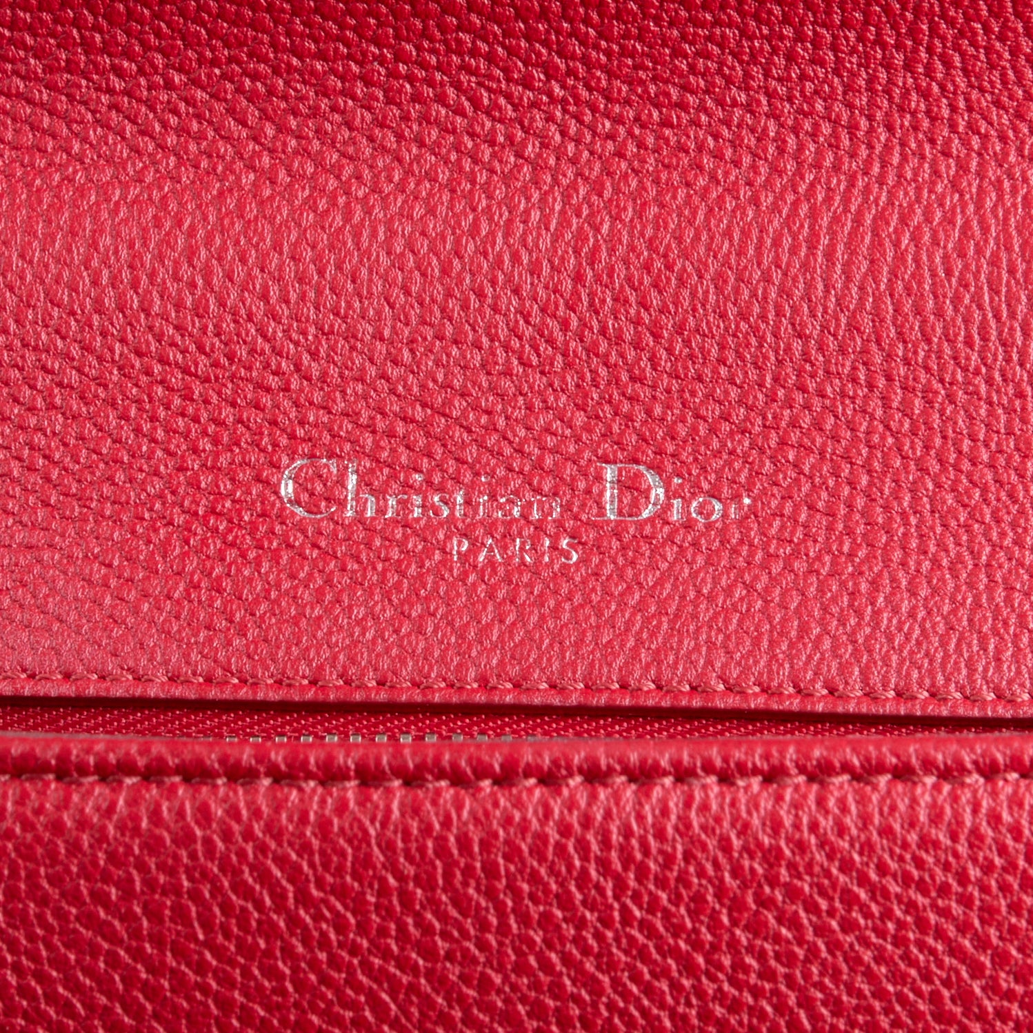 DIOR - Sac à main Diorama Small cuir rouge - Hand bag