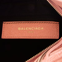 BALENCIAGA - Hip City pink leather handbag - Hand bag 