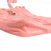 BALENCIAGA - Hip City pink leather handbag - Hand bag 